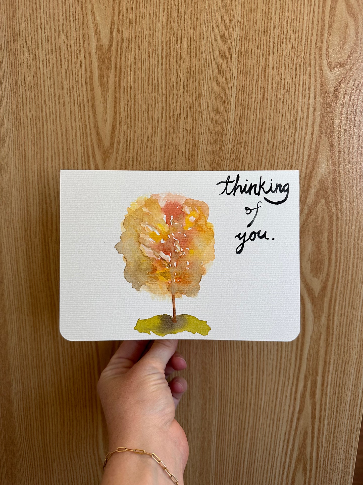Shed-blank card
