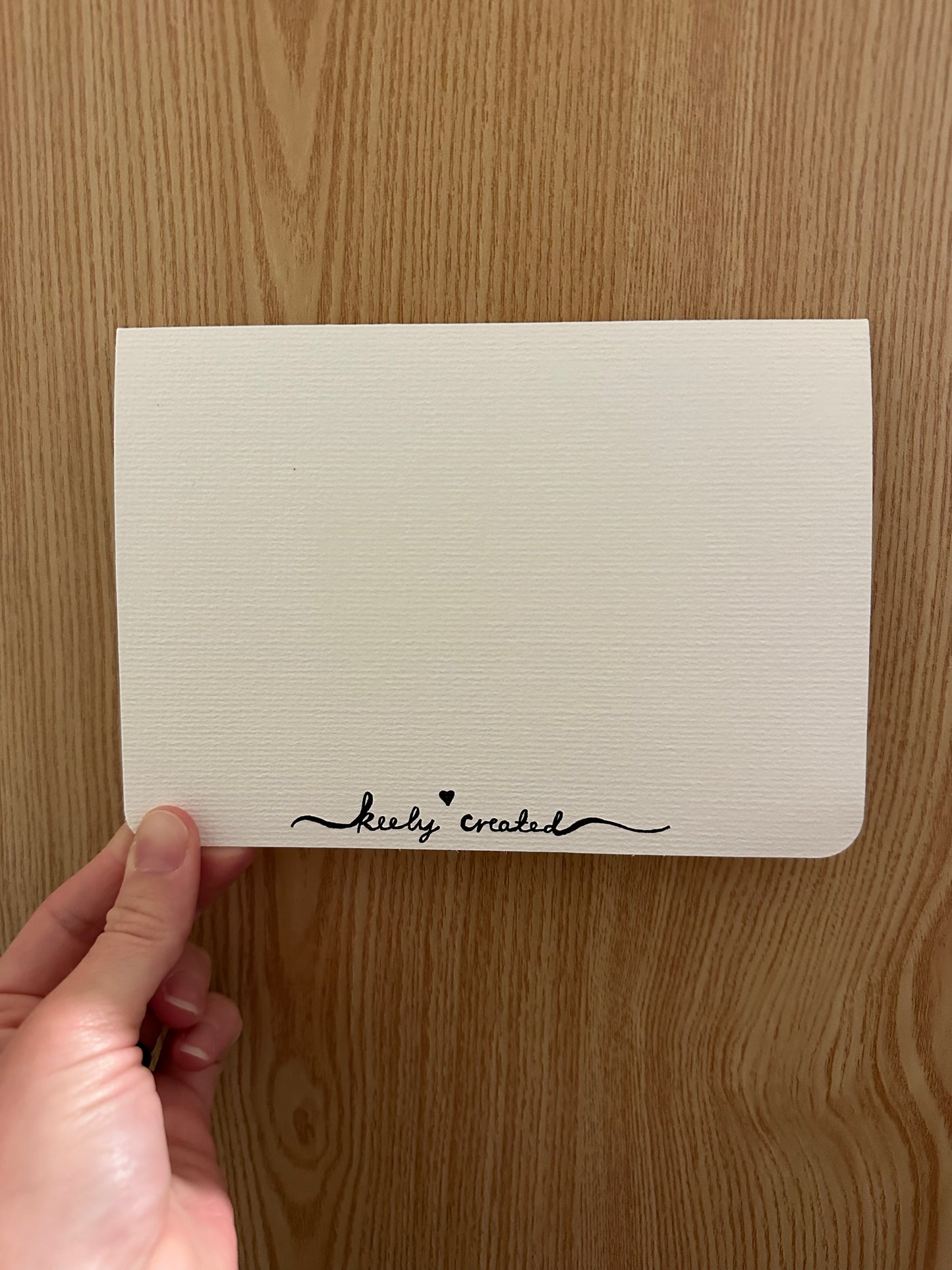 Thankyou-Blank Card